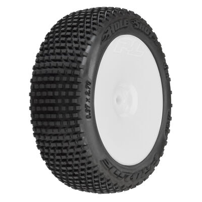 1/14 Hole Shot 3.0 F/R Tyre MTD 12mm White Velocity (4) TYPHON GROM