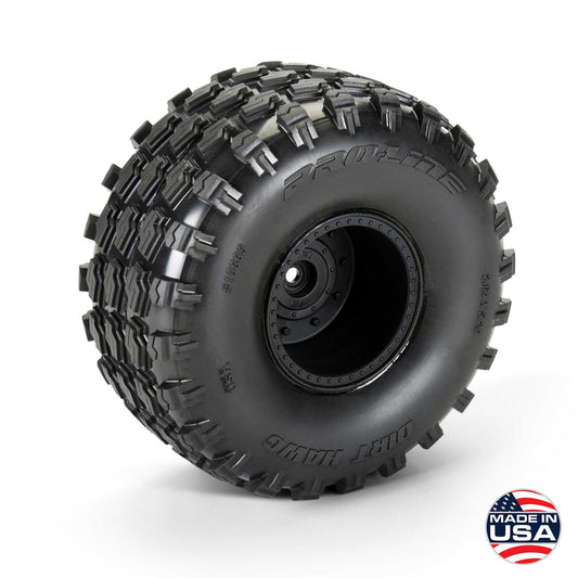 1/10 Dirt Hawg 2.0 F/R 2.6" MT Tyres Mounted ARRMA Stock Wheel Black (2) ARRMA QUAKE GORGON
