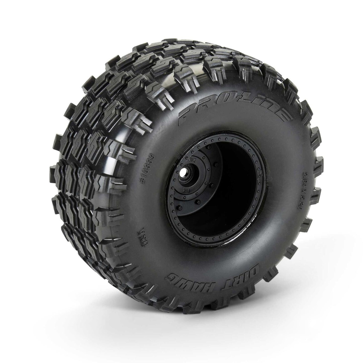 1/10 Dirt Hawg 2.0 F/R 2.6" MT Tyres Mounted ARRMA Stock Wheel Black (2) ARRMA QUAKE GORGON