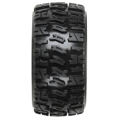 1/16 Trencher M2 Fr/Rr 2.2" Tyres Mounted 12mm Blk Desperado (2)