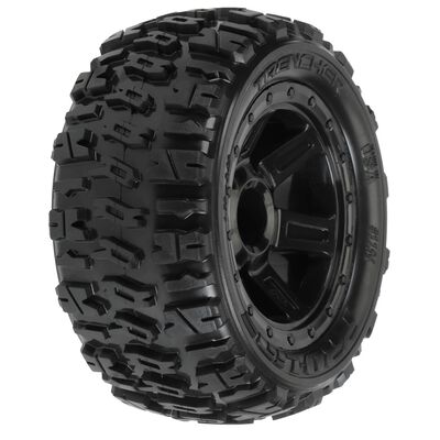 1/16 Trencher M2 Fr/Rr 2.2" Tyres Mounted 12mm Blk Desperado (2)