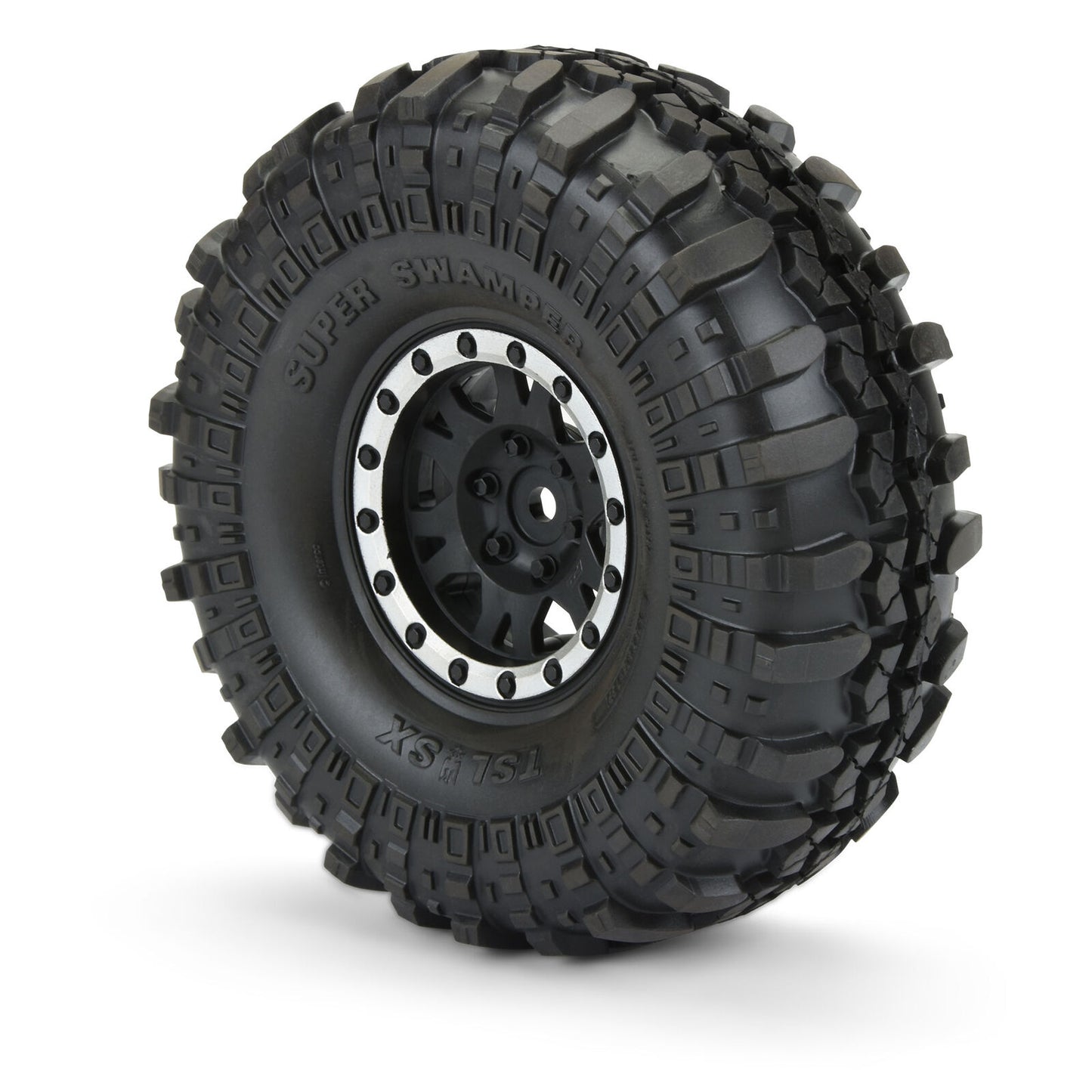 1/10 Interco Spr Swmpr XL G8 F/R 1.9" MTD 12mm Blk/Slvr Impulse (2)