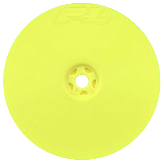 1/10 Velocity 4WD Front 2.2" 12mm Buggy Wheels (2) Yellow 22X-4 XB4