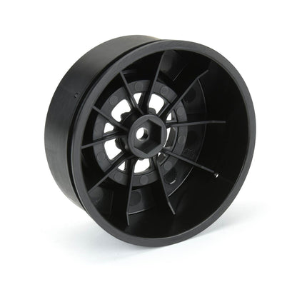 1/10 Pomona Drag Spec Rear 2.2"/3.0" 12mm Drag Wheels (2) Black