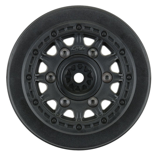 1/10 Raid Front/Rear 2.2"/3.0" 12mm Short Course Wheels (2) Black