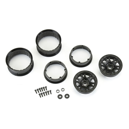 1/10 Impluse F/R 2.2 12mm Crawler Whls (2) Black