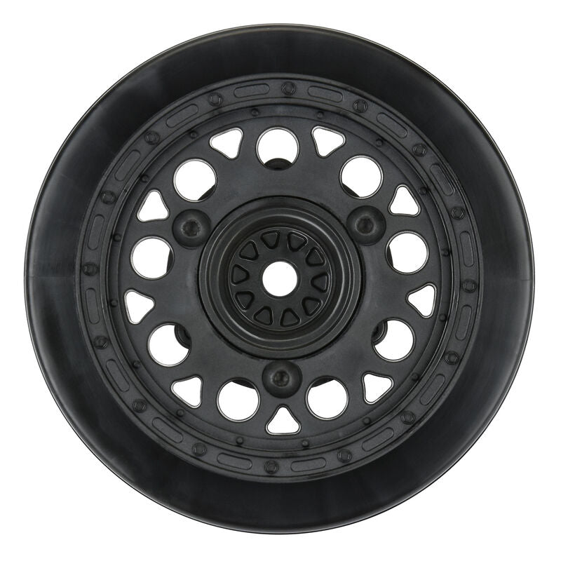 1/10 Showtime 2.2"/3.0" 12mm 14mm SC Dirt Oval Wheels (2) Black