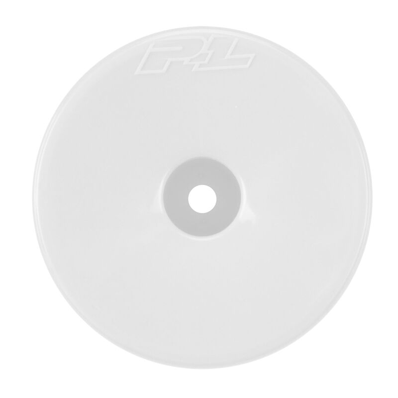 1/10 Velocity F/R 2.2" 12mm Truck Wheels (4) White 22X-T T6.4