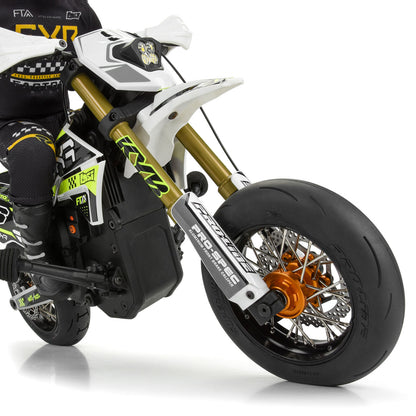 1/4 Pro-Spec Aluminum V2 Bead Front Wheel Black/Gold (1) Promoto-SM