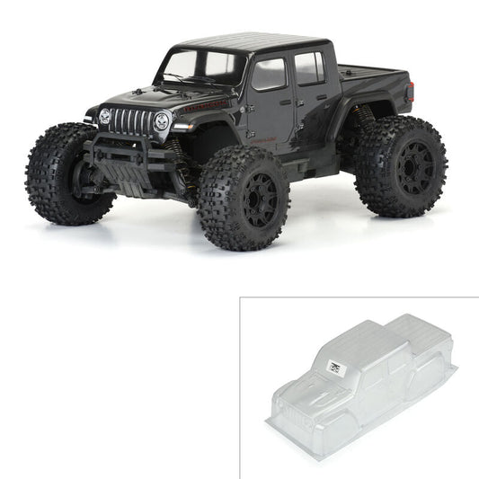 1/10 Jeep Gladiator Rubicon Clear Body: GRANITE