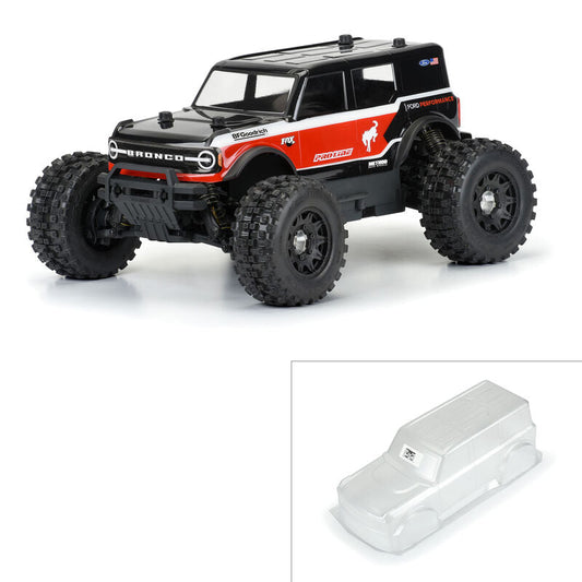 1/10 2021 Ford Bronco Clear Body: Stampede, Granite, Vorteks