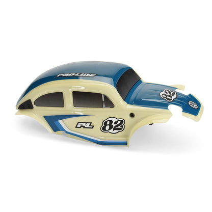 Class 1 VW Bug Blue Body Kit with Flat Iron Tyres (4) ARRMA TYPHON GROM