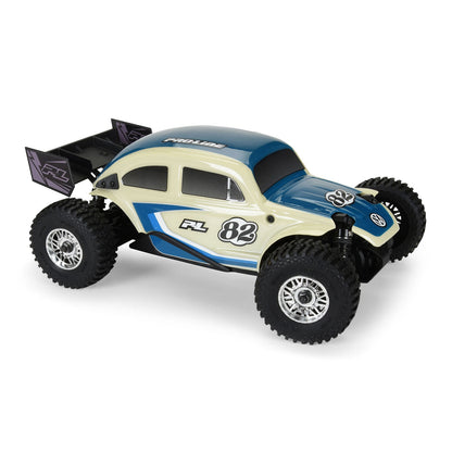 Class 1 VW Bug Blue Body Kit with Flat Iron Tyres (4) ARRMA TYPHON GROM