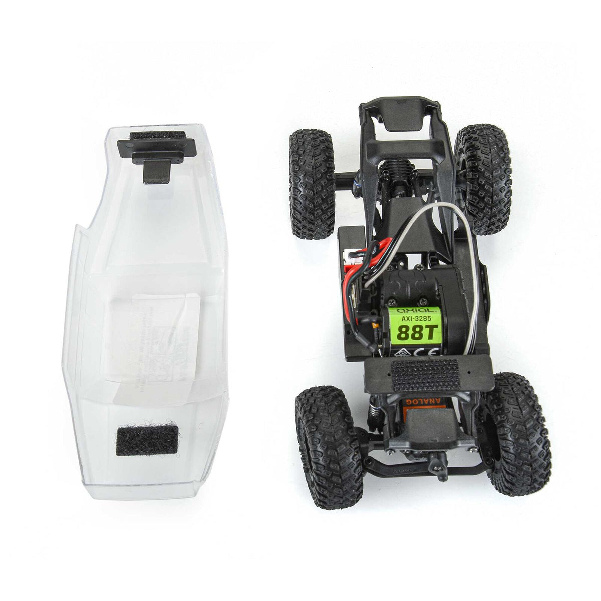 1/30 Pre-Cut Coyote Clear Body Axial SCX30