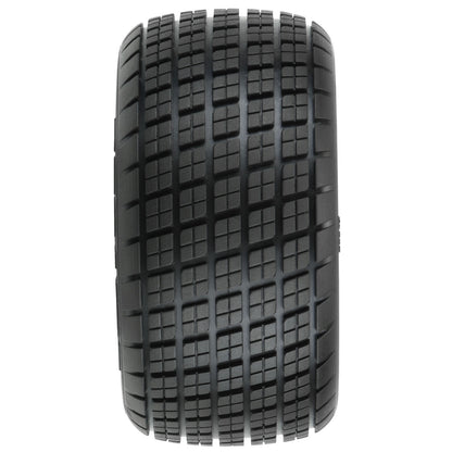 1/10 Hoosier Angle Block M4 Rear 2.2" Dirt Oval Tyres (2)