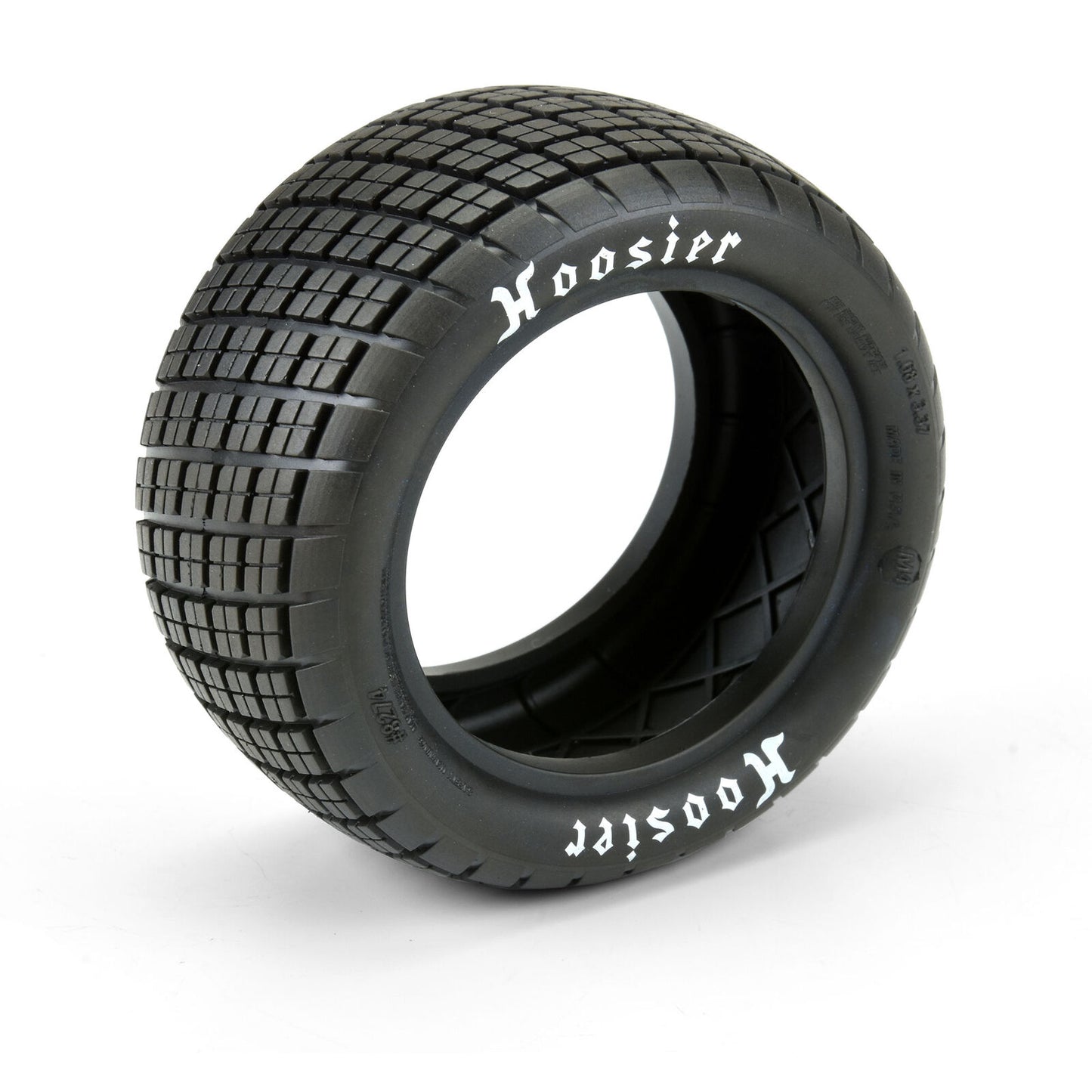 1/10 Hoosier Angle Block M4 Rear 2.2" Dirt Oval Tyres (2)