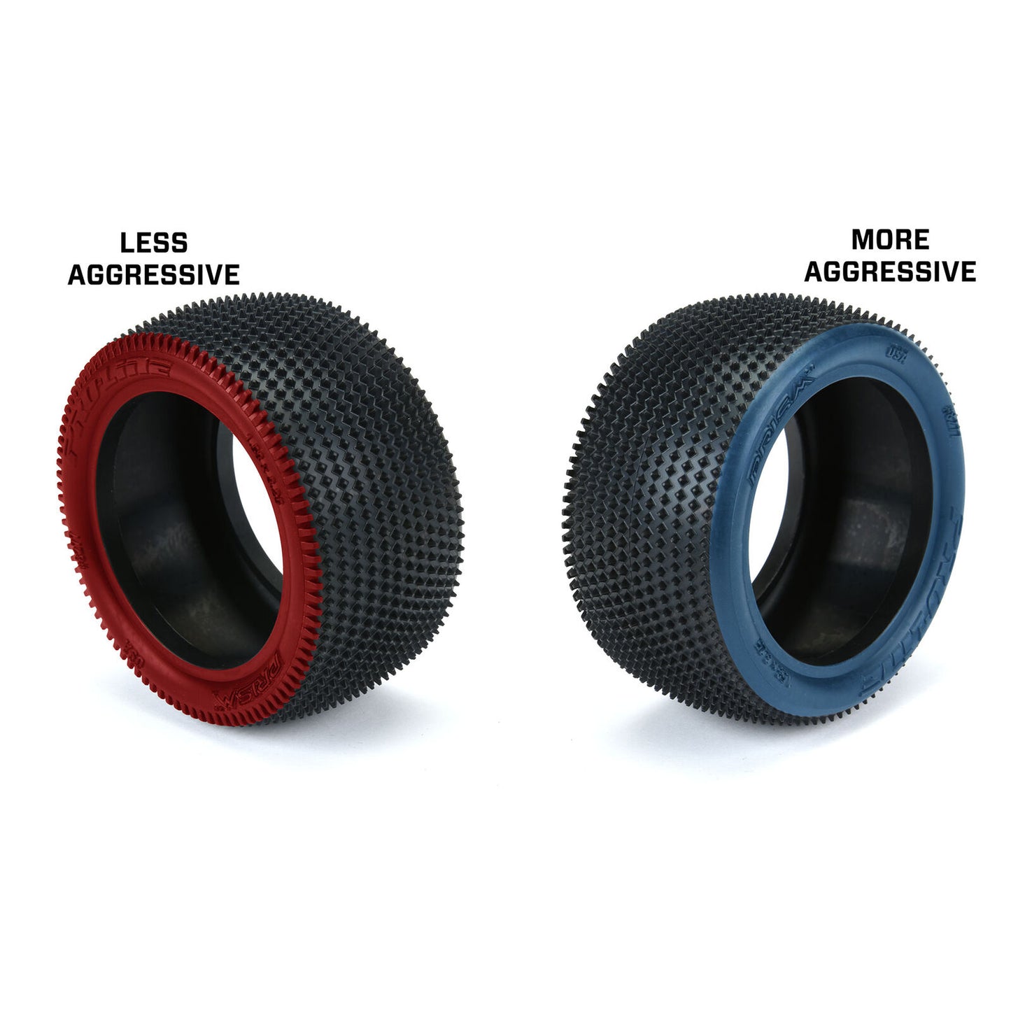 1/10 Prism 2.0 CR3 Rear 2.2" Carpet Buggy Tyres (2)