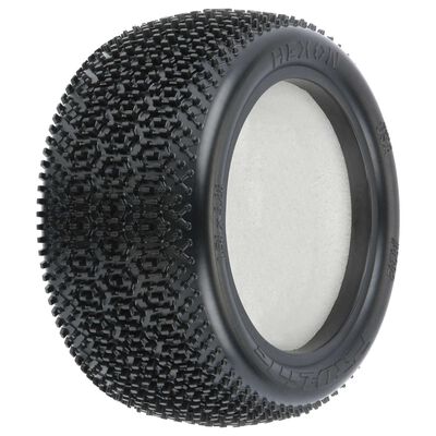 1/10 Hexon Z3 Rear 2.2" Carpet Buggy Tyres (2)