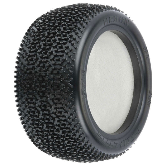 1/10 Hexon CR4 Rear 2.2" Carpet Buggy Tyres (2)