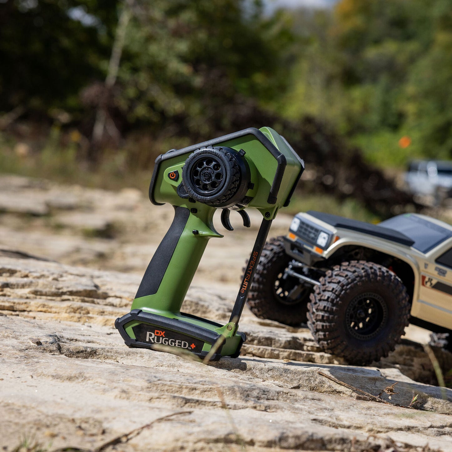 Spektrum DX Rugged+ 12-Channel DSMR+ Transmitter Green