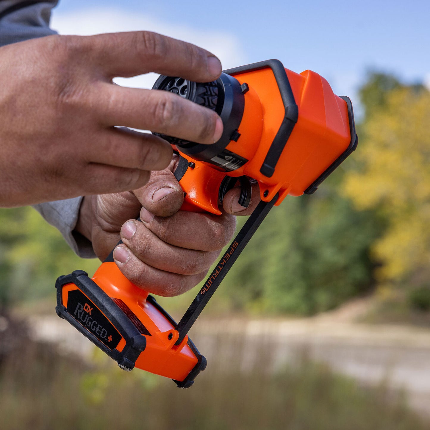 Spektrum DX Rugged+ 12-Channel DSMR+ Transmitter Orange