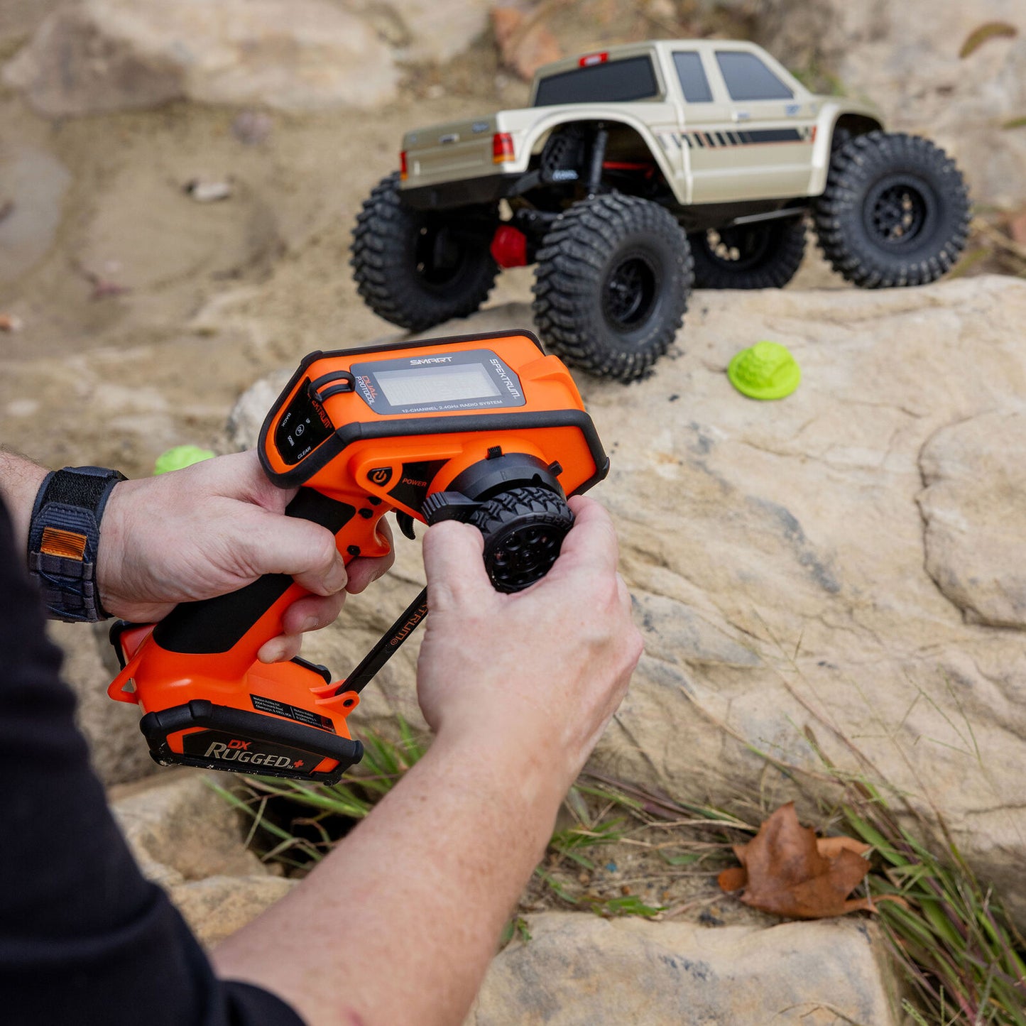 Spektrum DX Rugged+ 12-Channel DSMR+ Transmitter Orange