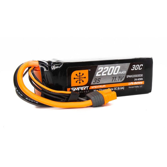 2200mAh 3S 11.1V 30C Smart LiPo Battery IC3