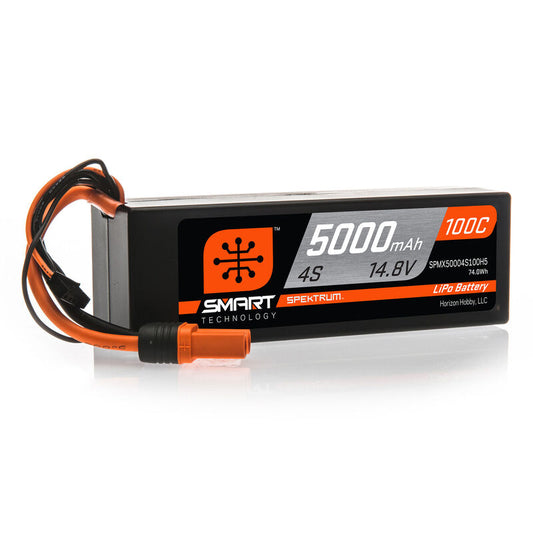 5000mAh 4S 14.8V 100C Smart Hardcase LiPo Battery with IC5