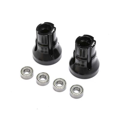 Rear Axle Mount Set3 Deg AL BLK LMT TTLMT