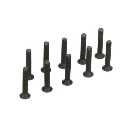 Flat Head Screws M3 x 18mm (10)