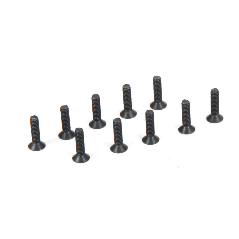 Flat Head Screws M2.5 x 10mm 10