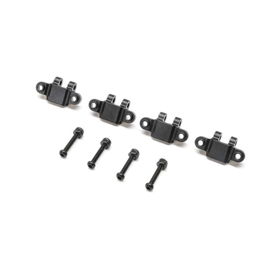 Lower Shock Mount Aluminum Black (4) Mini LMT