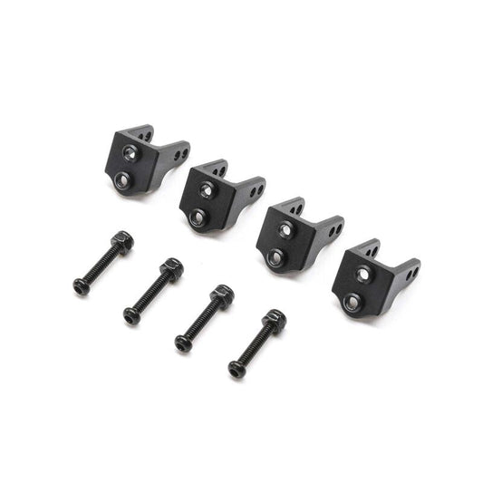 Upper Shock Mount Aluminum Black (4) Mini LMT